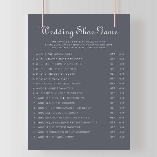 Papier Simple Soirée Boho Mariage jeu de chaussures
