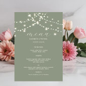 Papier Simple String Lights Sage Green 