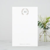 Papier Simple Styled Monogram stationary (Debout devant)