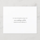 Papier Simple Typographie Photo Mariage Enregistrer La Da (Dos)