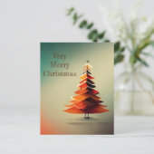 Papier Simplement Moderne Arbre À Pins (Debout devant)