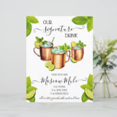 Papier Sip, Sip Hooray Moscou Mule Signature Boisson Rece (Debout devant)