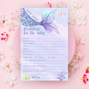 Papier Sirène sous la mer Prédictions et conseils bébé