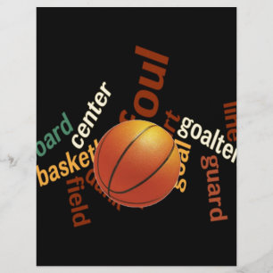 Papier Slam Dunk du Vocabulaire : Jeu de Basket des Champ