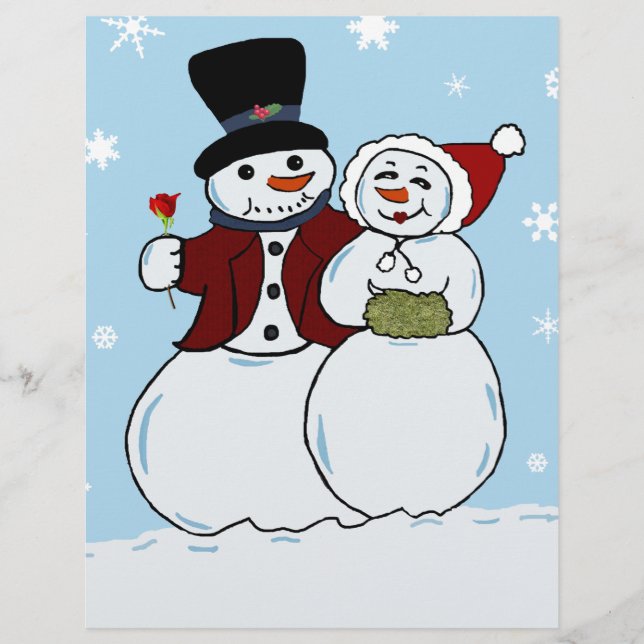 Papier Snowcouple (Devant)
