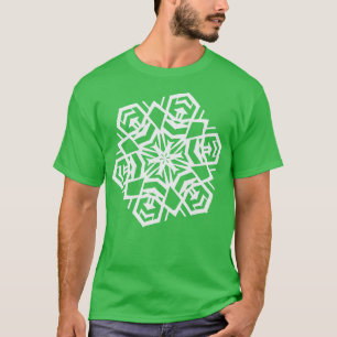 Papier Snowflake ontwerp nr. 1 T-shirt