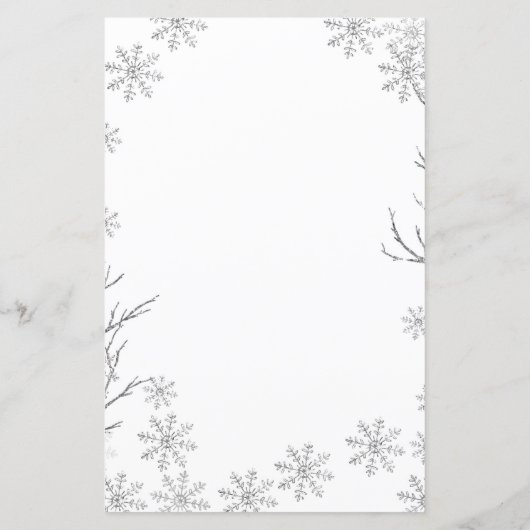 Papier Snowflakes Hiver Cerf ONE derland Bingo Anniversai (Dos)