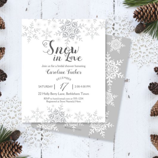 Papier Snowflakes hiver neige en amour Fête des mariées I