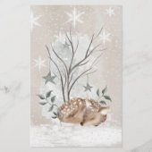 Papier Snowman baby shower bébé jeu de bingo (Dos)