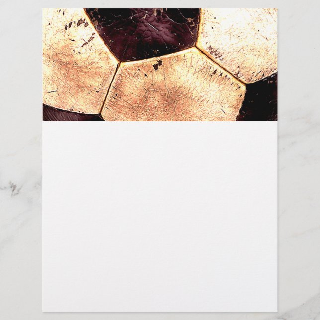 Papier Soccer Ball Grunge Style (Devant)