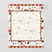 Papier Sock Monkey, Tricycle, Conseil Baby shower Garçon (Dos)