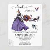 Papier Soirée d'Halloween Cendrillon Sorcière Zombie (Devant)