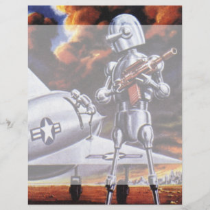 Papier Soldats de robots militaires de science-fiction vi