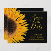 Papier Soleil Jaune Rustique Noir Budget Enregistrer La D (Devant / Derrière)