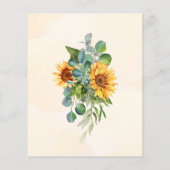 Papier Soleil mariage budget eucalyptus or (Dos)