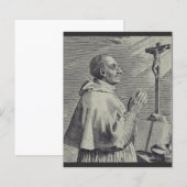 Papier Son Éminence saint Charles Borromée (Devant / Derrière)