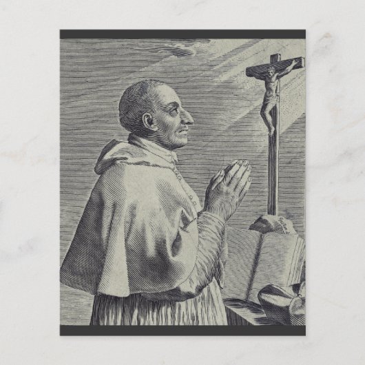Papier Son Éminence saint Charles Borromée (Devant)