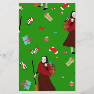 Papier sorcière de noël Befana