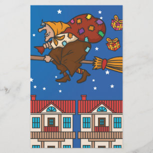 Papier sorcière xmas Befana