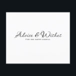 Papier Souhaits et vœux Mariage Fiançailles Cérémonie<br><div class="desc">Personnalisez pour tout événement.</div>