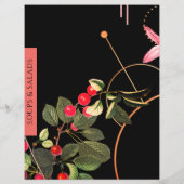 Papier Soupe et salade | Insertion de recette | Cerises r (Dos)