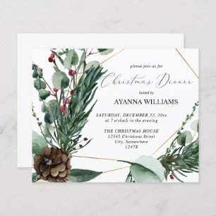 Papier Souper de Noël Budget Winter Berries & Pine