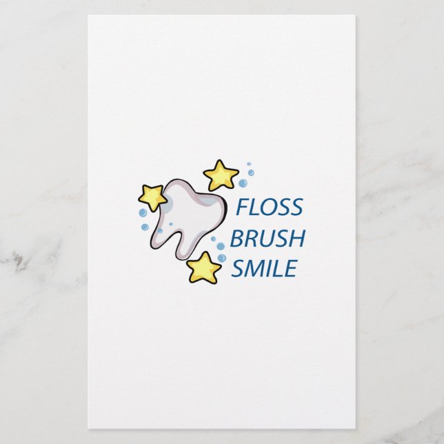 Papier Sourire à la brosse (Devant)