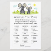 Papier Souris Ce qui se trouve dans votre baby shower de  (Devant)