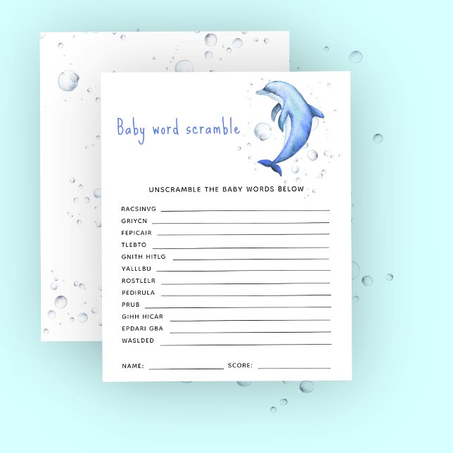 Papier Sous la mer - Bébé Parole (Créateur téléchargé)