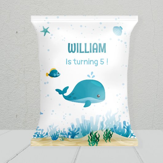 Papier Sous Le Sac À Chip De Mer, Sous La Fête De Mer Fav