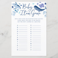 Sous le Sea Blue Boy Whale Baby Item Jeu