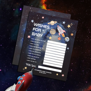 Papier Space Rocket Planets Baby shower Wives for Baby