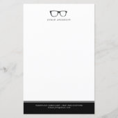 Papier Spectacles Graves | Nom personnalisé amusant (Devant)