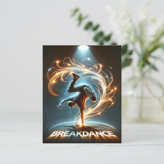 Papier "Spotlight Groove" - dansant sous les projecte (Debout devant)