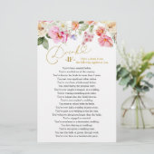 Papier Spring Floral Bridal Shower Drink If Game Cards (Debout devant)