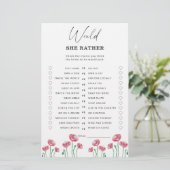 Papier Spring préfère-t-elle la douche nuptiale (Debout devant)