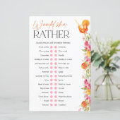 Papier Spritz Bridal Shower Games Would She Rather (Debout devant)