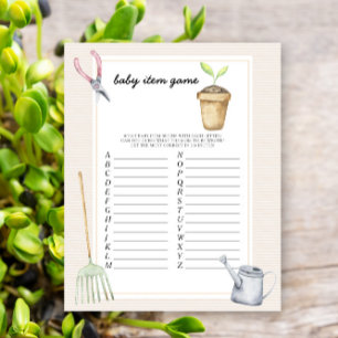 Papier Sprout Baby Item Jeu. Jeu baby shower