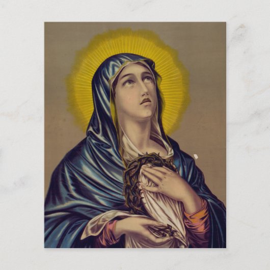 Papier Stabat Mater Notre-Dame des Douleurs Art Devotionn (Devant)