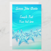 Papier Stationery Starfish (Devant / Derrière)