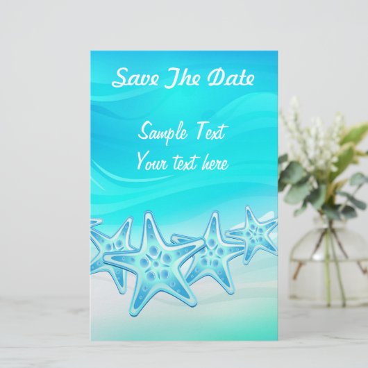 Papier Stationery Starfish (Debout devant)