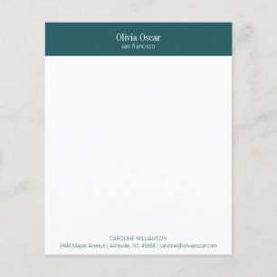 Papier Stationery Turquoise Professionnel Petites Entrepr