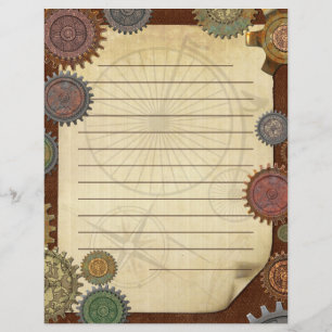 Papier Steam Elegance Steampunk SCRAPBOOK STATIONNAIRE
