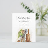 Papier Stock Budget L'Invitation De La Cuisine Nuptiale D (Debout devant)