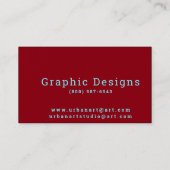 Papier Stock de carte de qualité Carte de visite A (Dos)