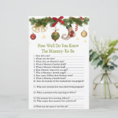 Papier stockage de noël comment bien connaissez-vous baby (Debout devant)