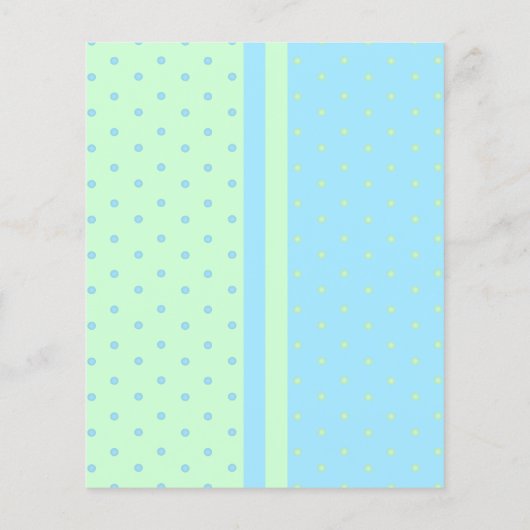 Papier Stores avec une douche pour bébé garçon - Voeux (Dos)