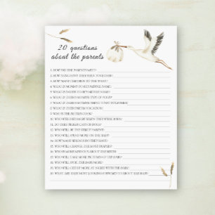 Papier Stork - 20 questions sur les Parents
