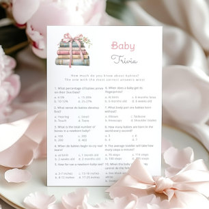 Papier Storybook Baby Trivia New Chapter Baby shower game
