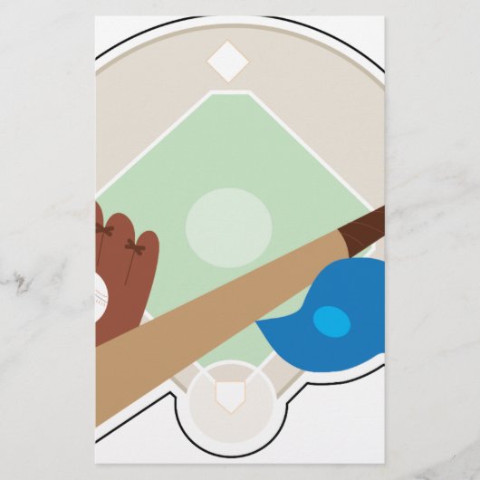 Papier Stuff de baseball (Devant)